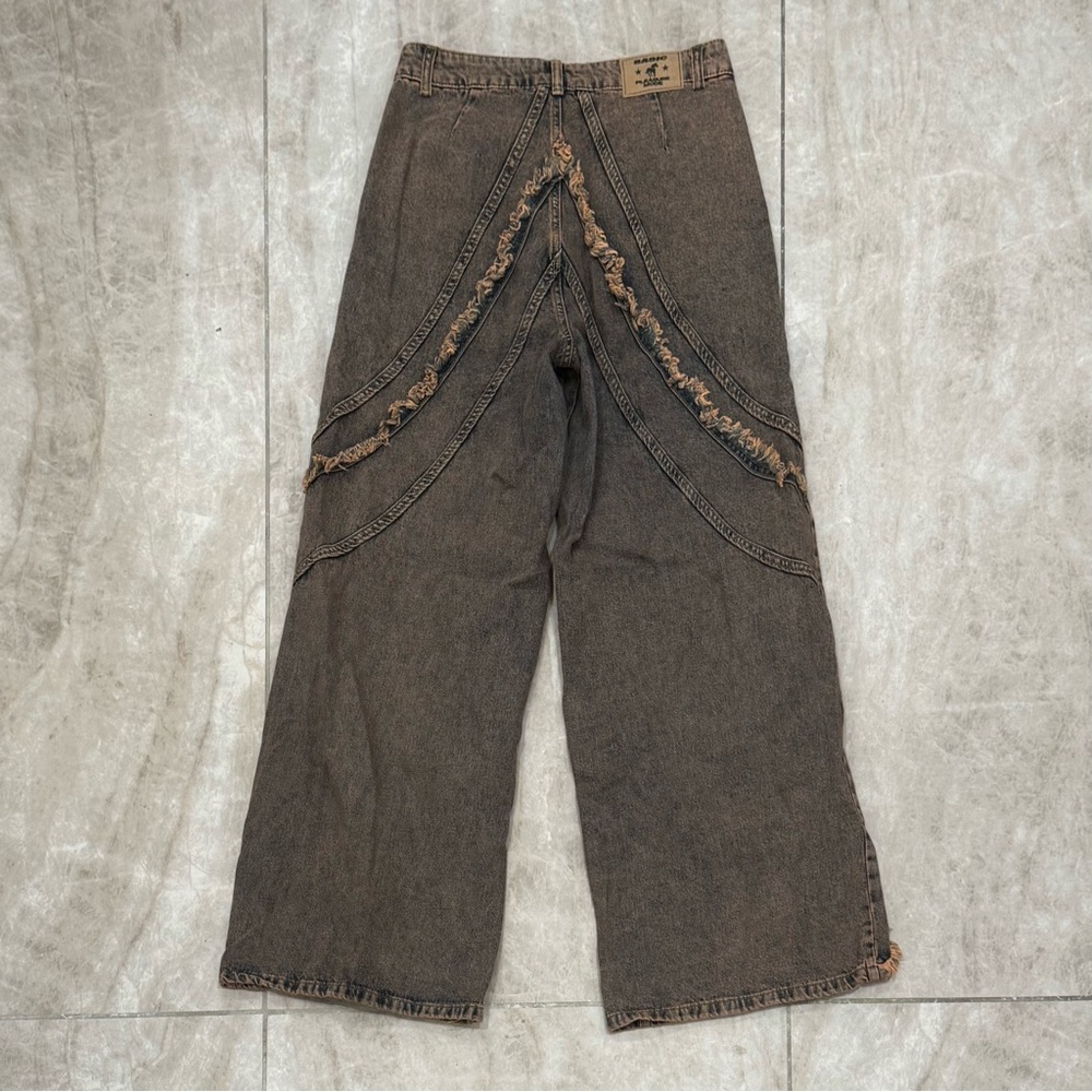 Distressed Wide-Leg Jeans From Basic Pleasure Mode - image 4